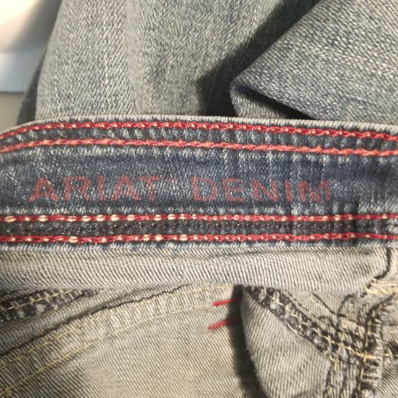 Ariat "Ruby" Bootcut Button Flap Pocket Jeans, 31S - Picture 7 of 10